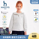 hazzys哈吉斯童装 女童卫衣2025秋新中大童索罗娜舒适连帽上衣