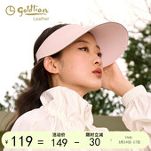 空顶太阳帽子 新款 金利来女士无痕一体遮阳防晒帽防紫外线夏季 时尚