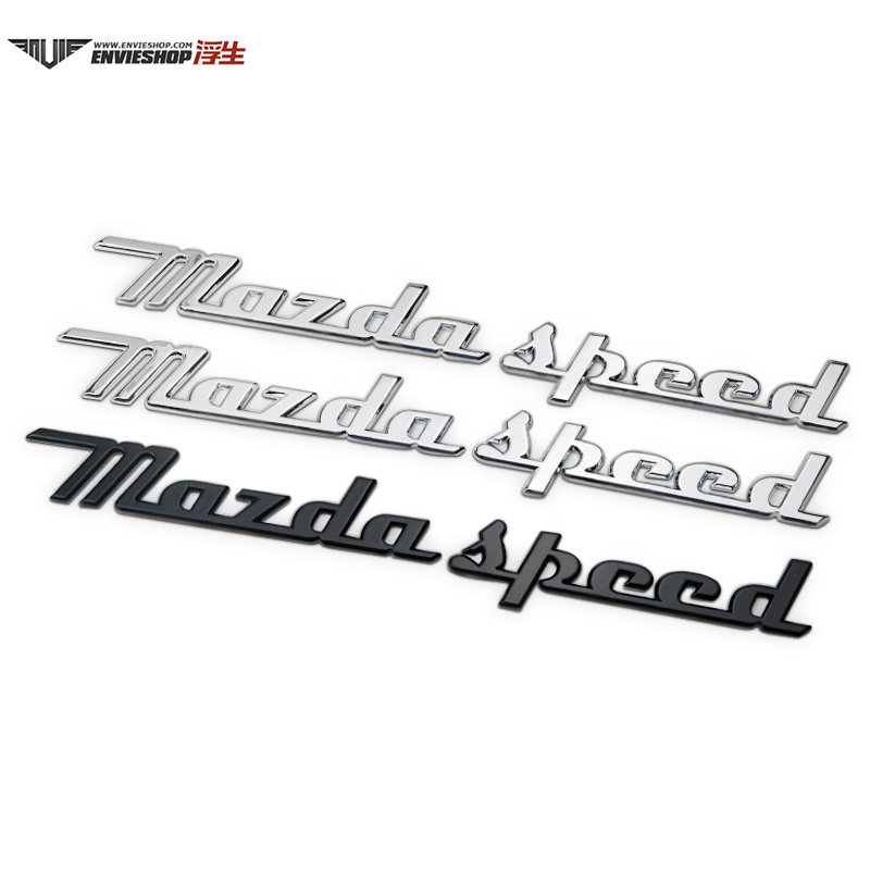 适用于昂克赛拉阿特兹车标Cx4 M3M6金属MAZDASPEED车贴车尾标装饰