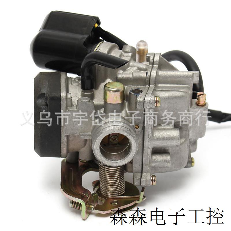 摩托车沙滩车配件GY6 49CC 50CC 60cc化油器口径18MM摩托车化油器