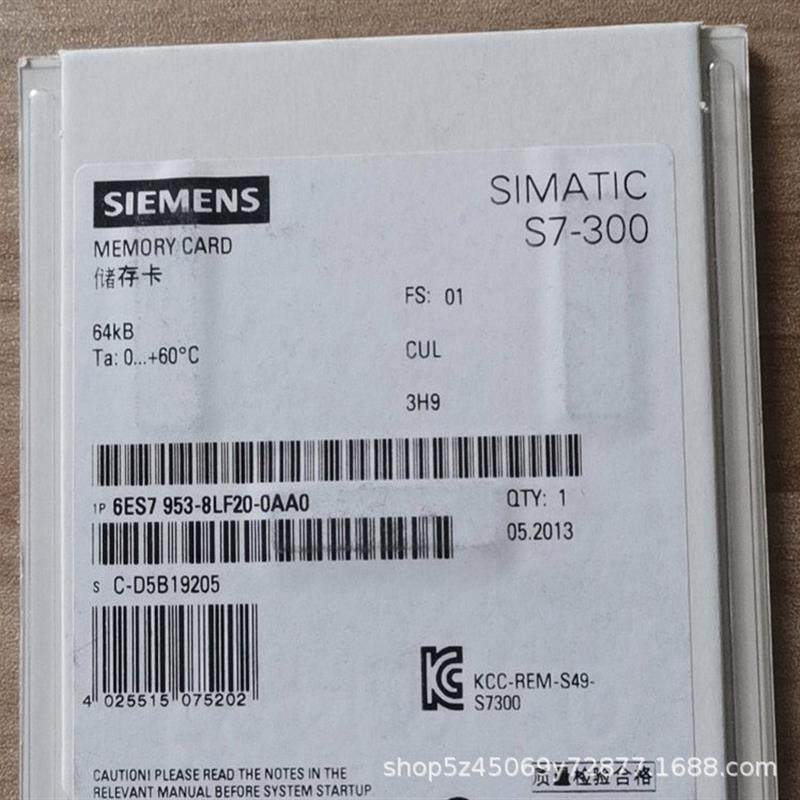 现货直销6ES7953-8LF20-0AA0/OAAOs7-300CPU 前面板连接器