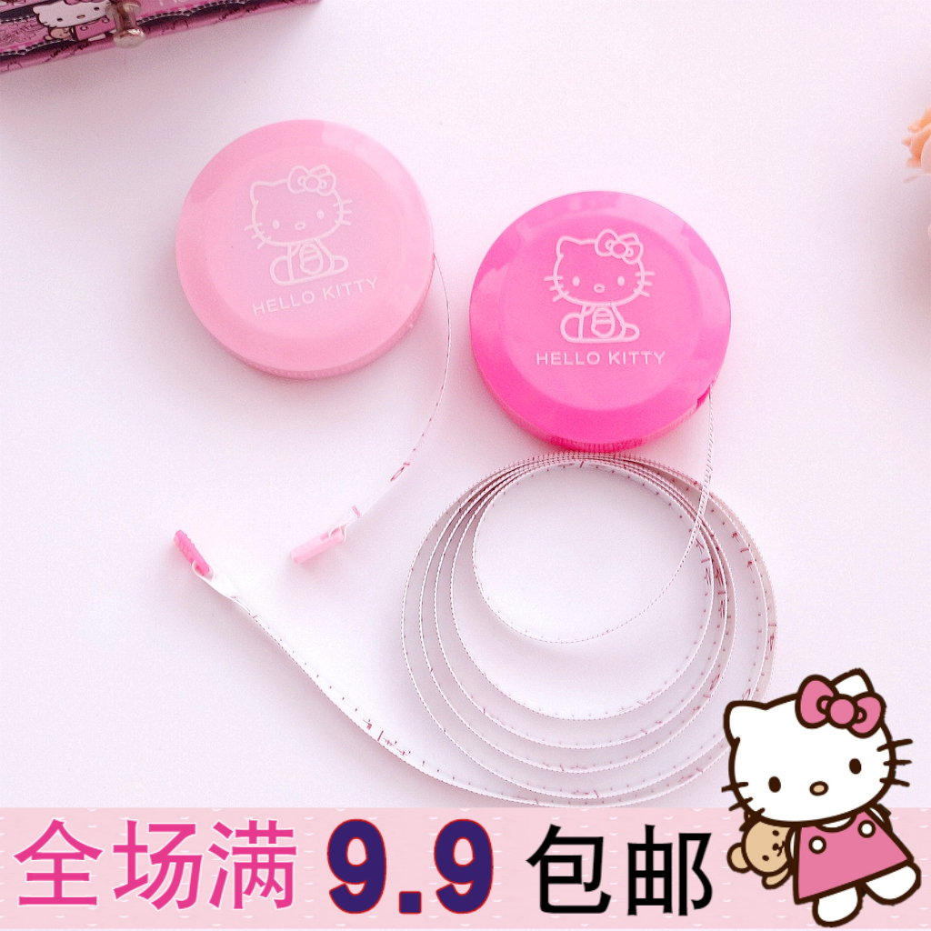 HELLO KITTY Telescoping Tape lovely Cartoon tape new pattern lovely Tape Soft feet Cartoon The amount of clothing Rulerin the Hardware/Tool , Hand Tools , Measuring Tools , Tape measure  category - from Buy2taobao.com to provide professional Taobao agent buy service