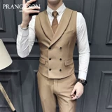 Британская джентльменская рабочая жилеты набор мужского джентльмена бизнес -отдыха