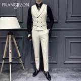 Британская джентльменская рабочая жилеты набор мужского джентльмена бизнес -отдыха