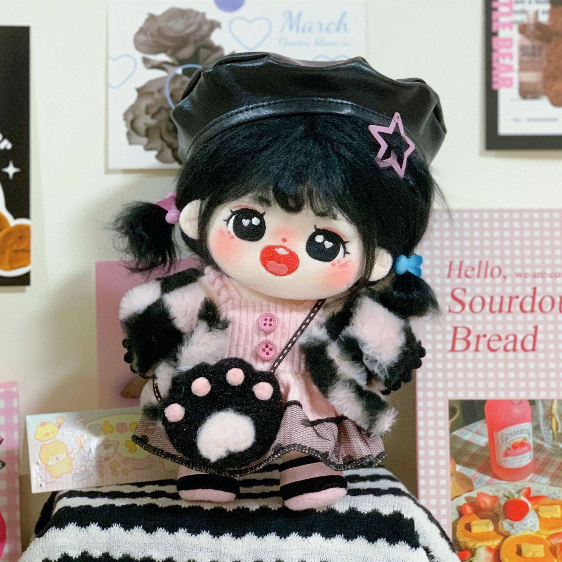 跨境 20厘米棉花娃娃衣服20cm明星玩偶娃衣樱花拿铁无属性娃衣,模玩/动漫/周边/娃圈三坑/桌游,棉花娃娃/毛绒玩具娃衣,淘宝优惠券,粉丝福利购,淘宝优惠卷