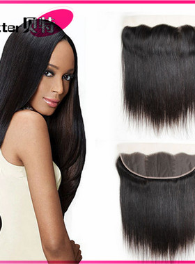 Lace Frontal Closure13x4 Brazilian Hair straight 假发发块