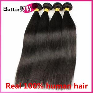 8A Peruvian Virgin hair Straight Human Hair 秘鲁真人发帘100g