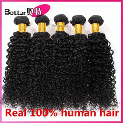 8A Brazilian Human Hair Kinky Curly hair extension许昌发帘