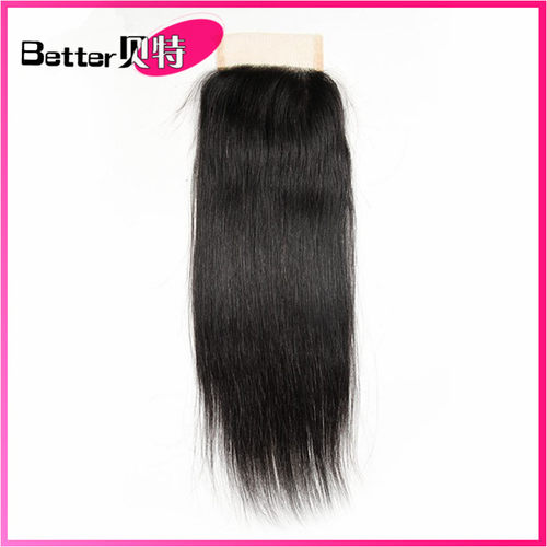 10A human Virgin Hair Straight 4*4 Lace Top Closure hair
