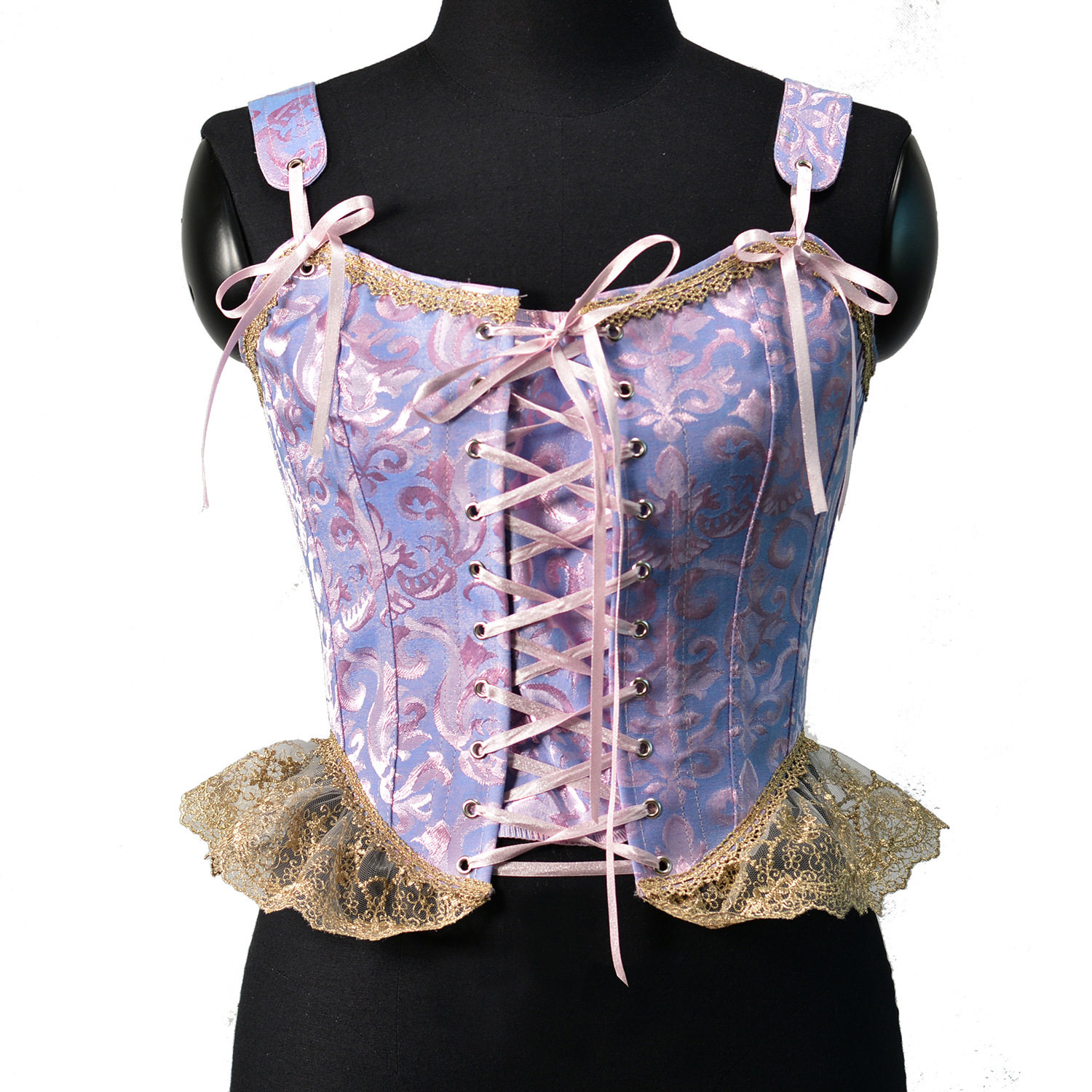 3001外贸法式宫廷元宝提花前后绑带花边下摆鱼骨胸衣可拆卸肩带,孕妇装/孕产妇用品/营养,塑身衣/套装,淘宝优惠券,粉丝福利购,淘宝优惠卷