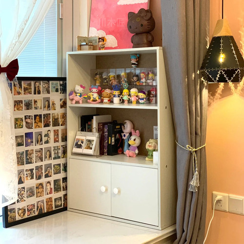 卧室飘窗收纳柜书架阳台空间利用窗台改造储物柜矮柜小书柜置物架