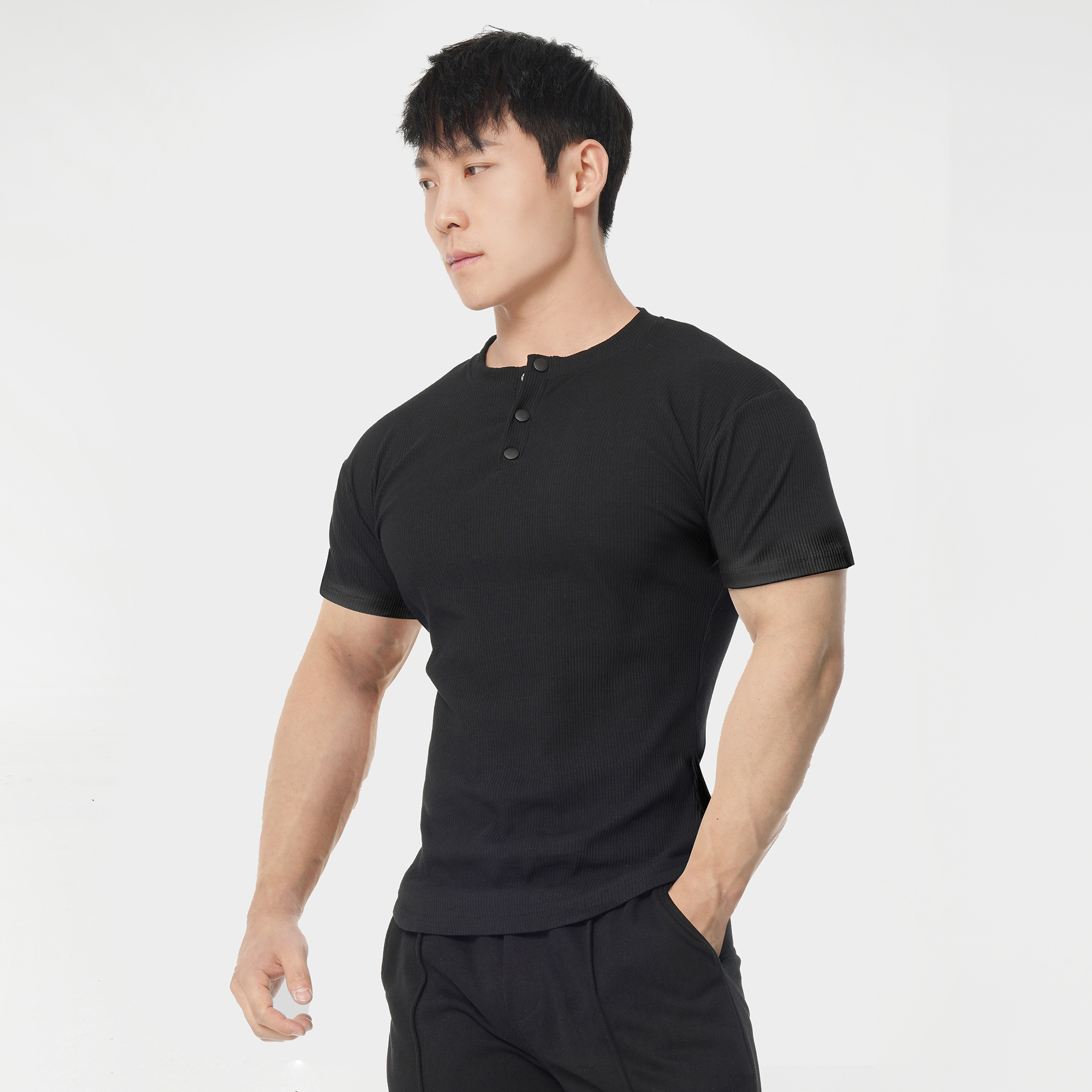 MAKN潮牌运动短袖T恤男