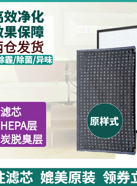 适配KDK 樂信 Rasonic空氣清新機净化器滤芯ZXLP35H ZXLD35H滤网