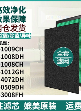 适配熊津空气净化器AP-1009CH/4072DH/0509DH/1008DH过滤网1012GH