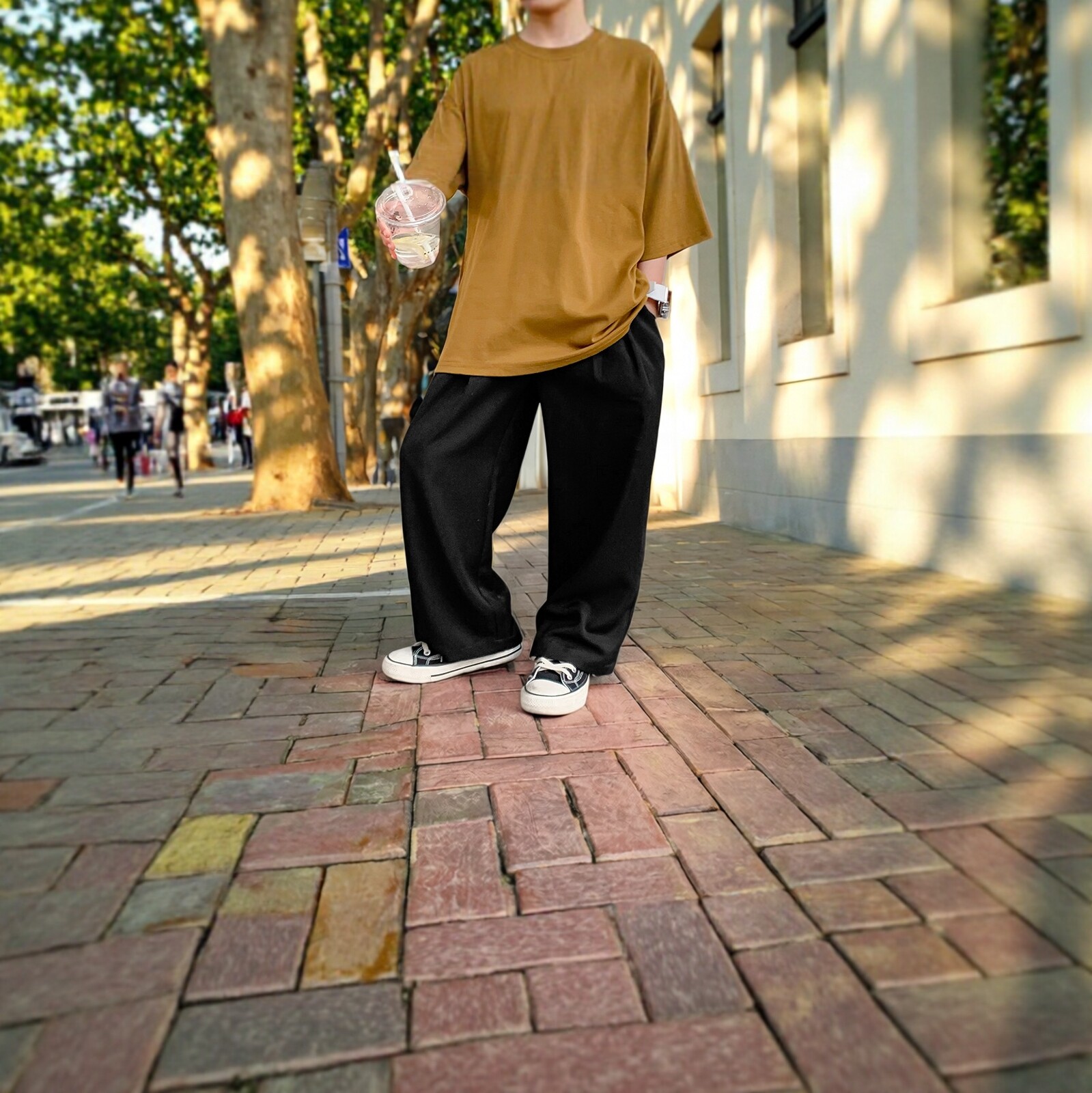 潮牌男童直筒西装裤夏装2026新款韩范儿童装长裤夏季大童薄款裤子