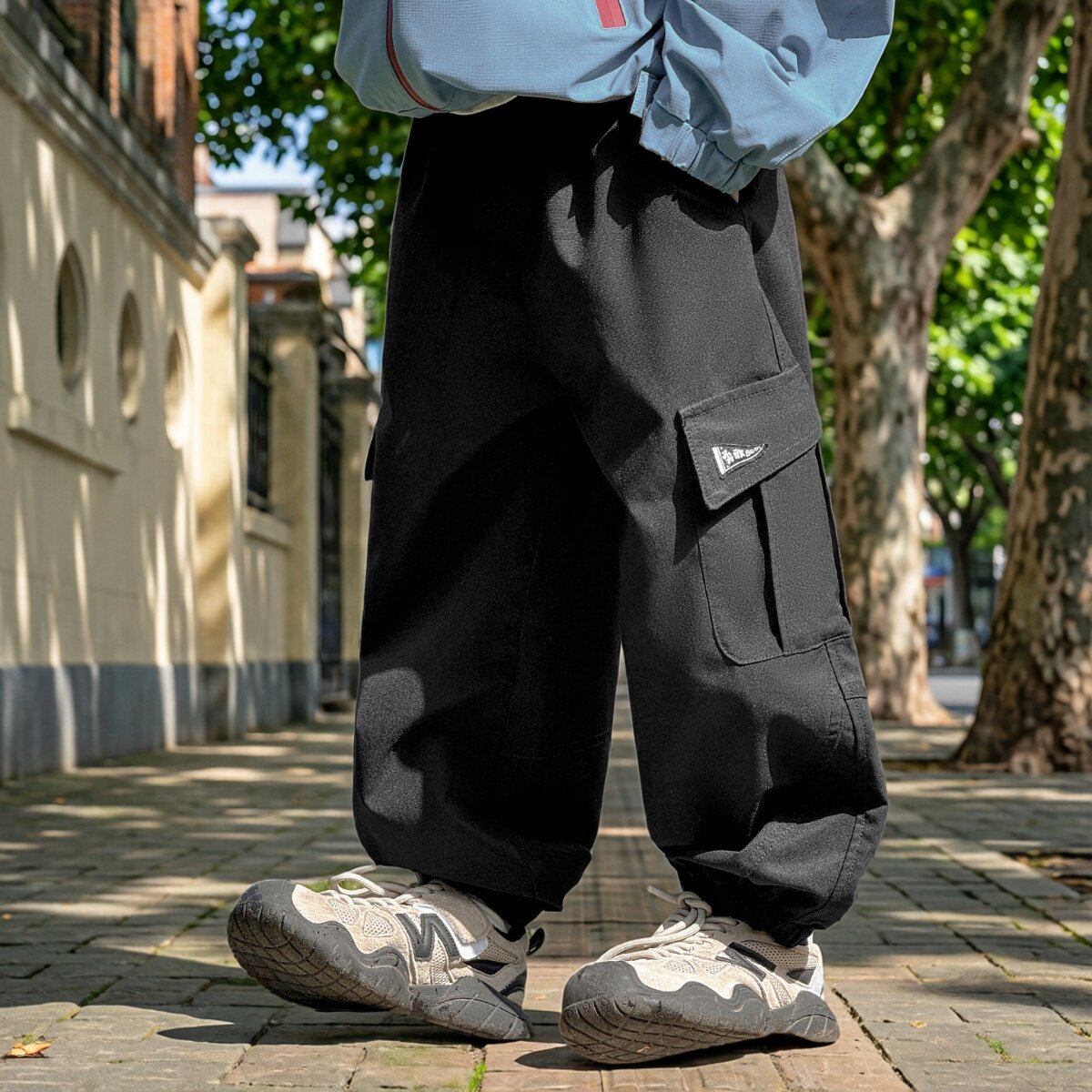 童装男童工装裤2026春季新款儿童洋气裤子大童春秋休闲长裤潮耐磨