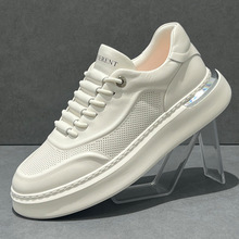 欧洲站2025网红头层牛皮男鞋休闲时尚百搭超轻透气潮流JMUXI久木