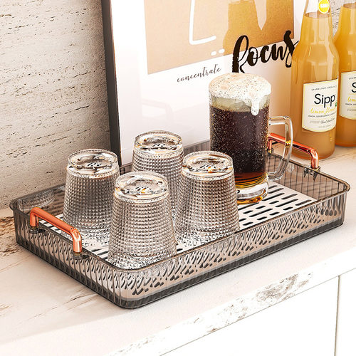 Tea tray, living room, light luxury tea sets, cup rack杯子架