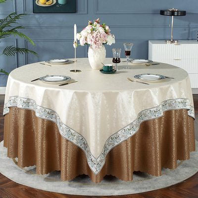 Round table cloth waterproof washable table mat圆桌桌垫台布