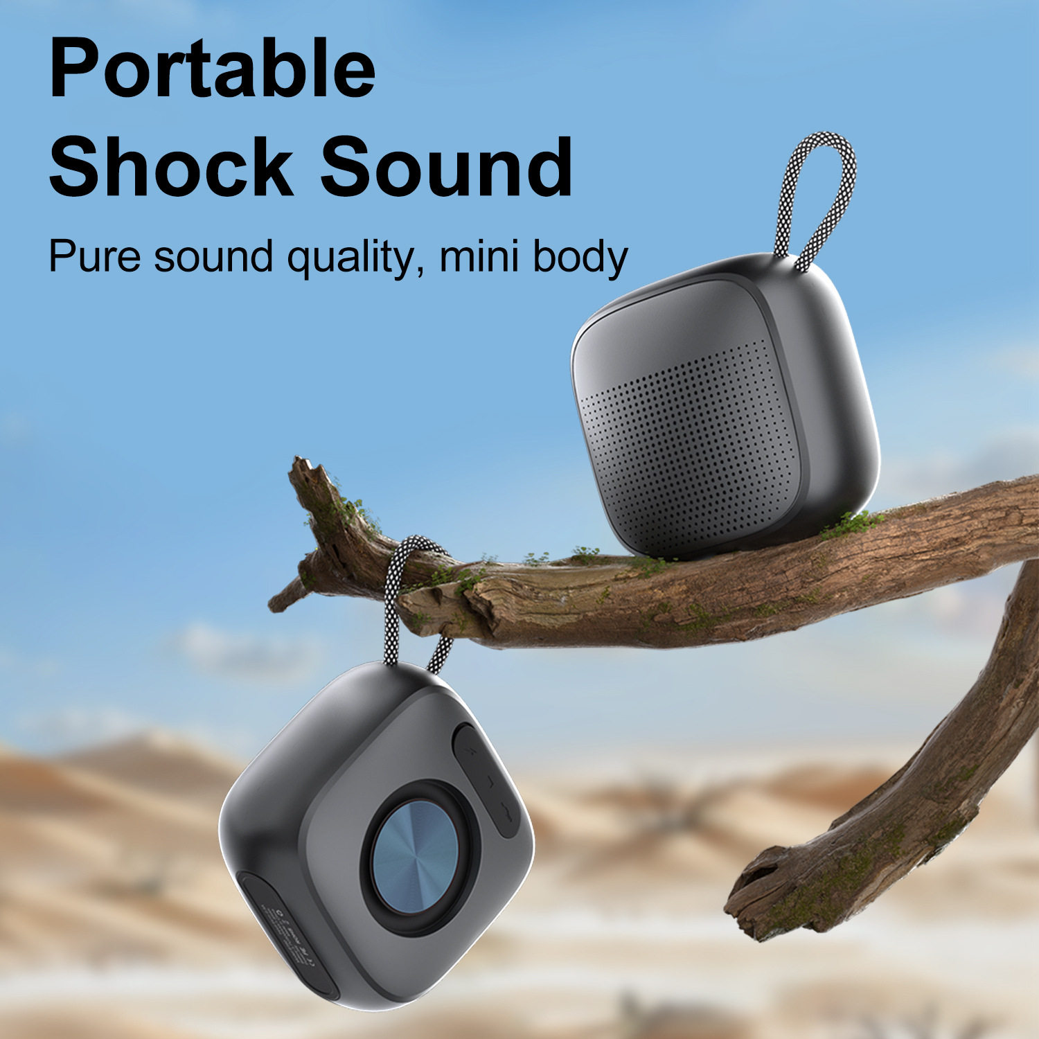 Bluetooth speaker, portable wireless speaker, bass lyrics