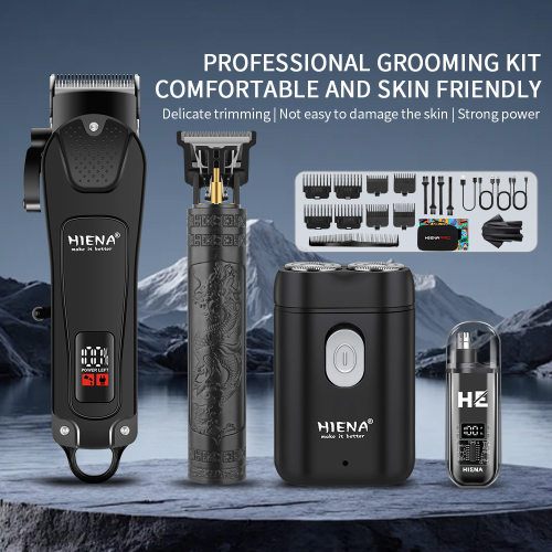 English version of hair clipper bald electric push shear set
