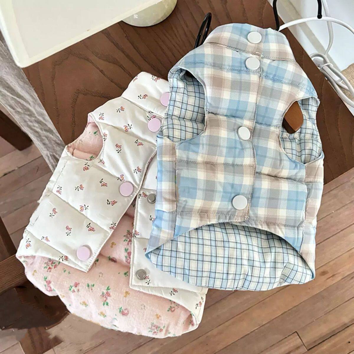 秋冬宠物棉服加厚保暖小型犬马尔济斯西施比熊小型犬猫咪外套冬