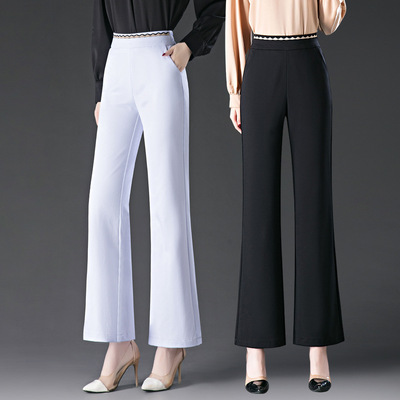 2026新款春时尚喇叭裤气质百搭微喇叭长裤女裤宽松女装夏季裤子