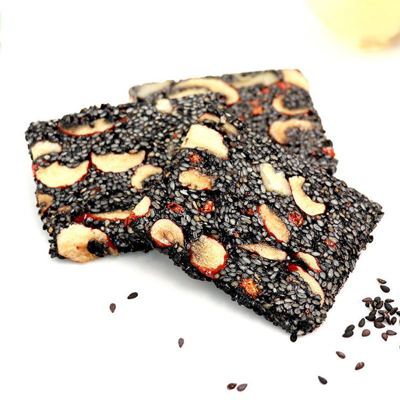 黑芝麻核桃仁软糕500g老式切糕点孕妇零食小吃红枣核桃芝麻饼