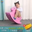 儿童木马摇摇马宝宝摇椅加厚单色连体室内塑料幼儿园一两周岁玩具