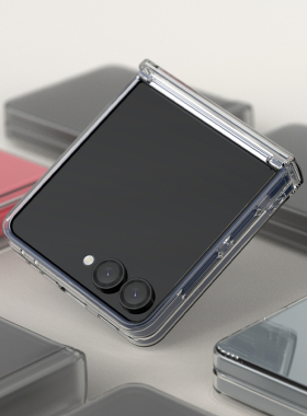 韩国araree适用于三星z flip7手机套zflip6硬壳简约磨砂保护套可挂绳保护壳flip7全包铰链透明超薄手机壳