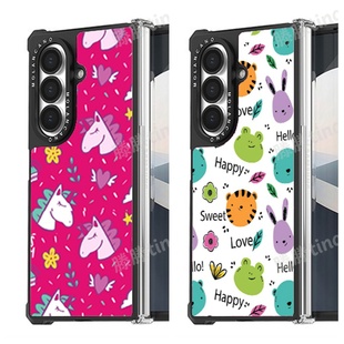 韩国molan适用三星Galaxy z fold7手机壳折叠屏w26全包铰链保护壳透明可爱卡通独角兽防摔fold7带磁吸保护套