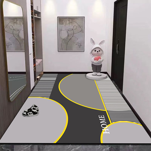 新款硅藻泥地垫入户门垫可裁剪进门除尘防滑吸水脚垫玄关门口垫子