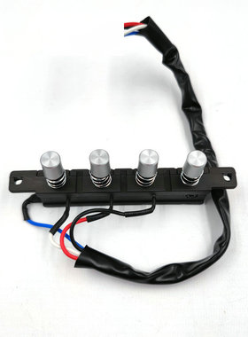 志高CXW-200-K抽油烟机配件开关按钮总成久利四键二速油烟机按键