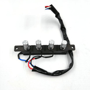 志高CXW-200-K抽油烟机配件开关按钮总成久利四键二速油烟机按键