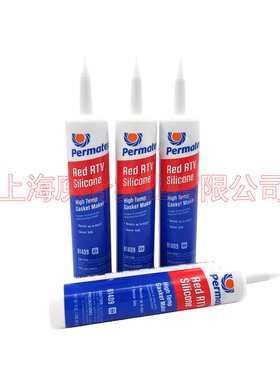 最新到货！Permatex High Temp Red RTV Silicone Gasket 81409红
