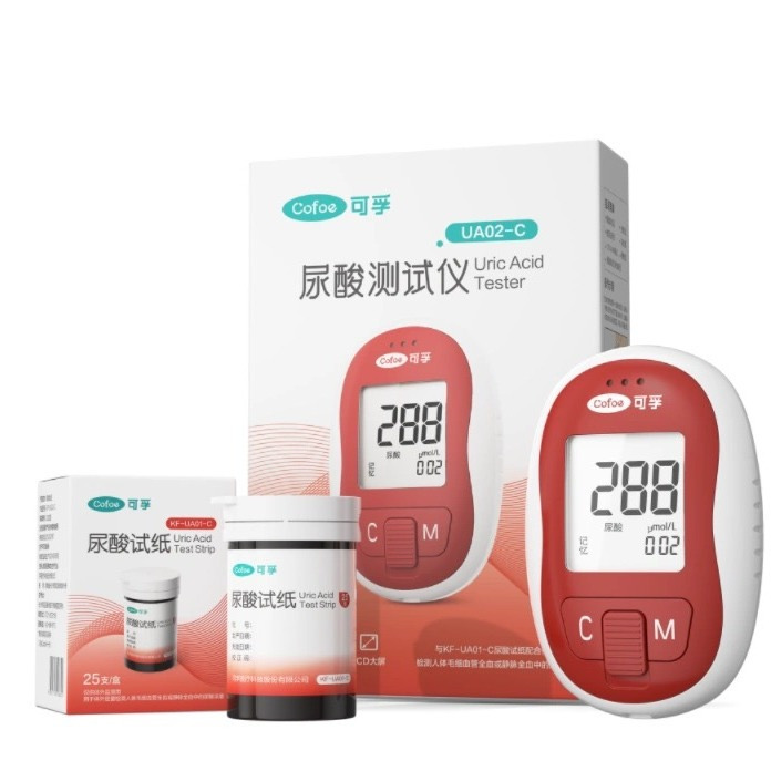 可孚尿酸测量仪KF-UA01-C型尿酸试纸通用型检测仪家用痛风尿酸
