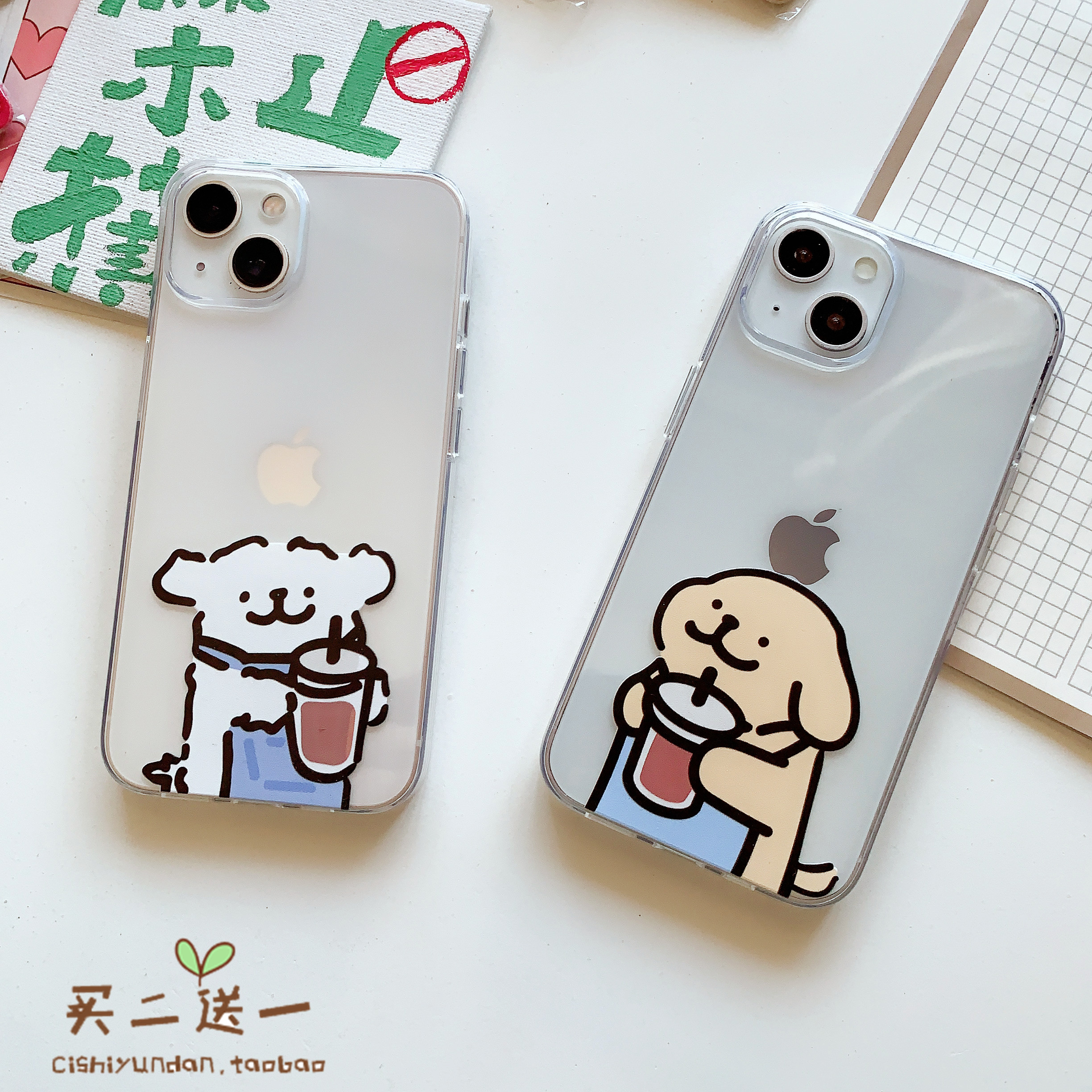 趣味iPhone11pro手机壳适用XSMAX苹果6/8透明7plus/XR可爱12/13/14/15/16/mini套 卡通创意情侣