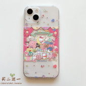 8卡通7plus XR情侣12软13 14套15 iPhone11pro手机壳适用XSMAX苹果6 mini清新保护套