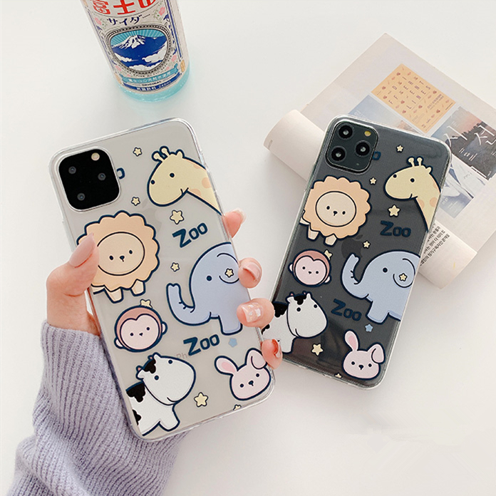 涂鸦可爱风红米4x透明套手机壳