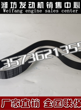潍柴WP10柴油发动机铲车50装载机1000404747多楔带10PK1313皮带