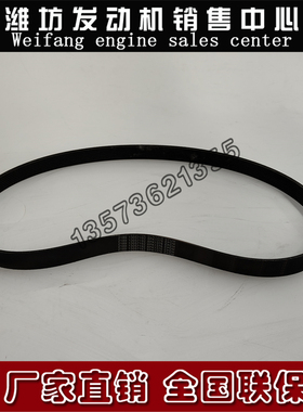 潍坊226B道依茨WP4柴油发动机WP6潍柴皮带13057192多楔带8PK1376