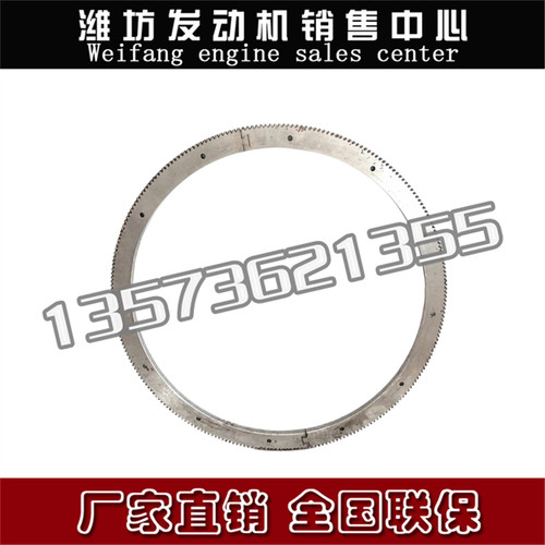 潍柴8200柴油机气起齿圈船舶配件重庆潍柴6200分体式飞轮齿圈船用