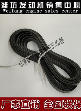 潍柴WP3气体机天然气发动机张紧轮皮带1002573246多楔带8PK1987