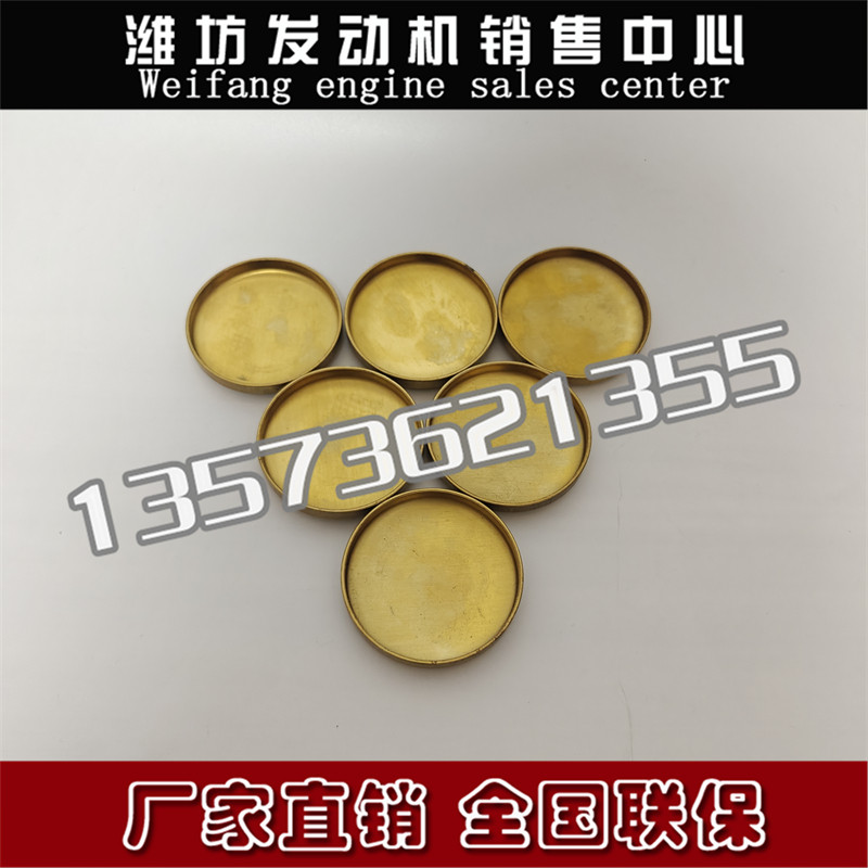 WP10潍柴WD12斯太尔WD615柴油机90003989210碗形塞75mm水堵铜堵头