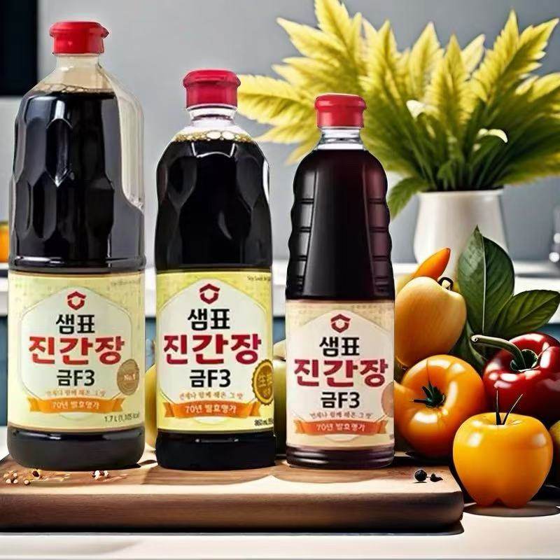 韩国原装进口膳府浓酱油金F3韩国家庭的选择好品质佐餐红烧调味汁