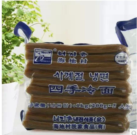 韩国口味海地村四季1000克冷面图片