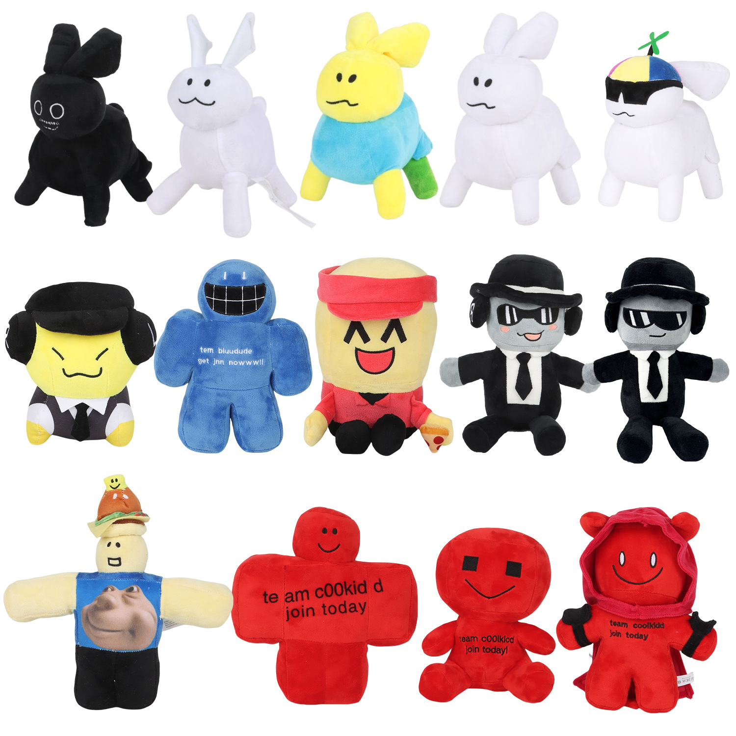 新款Forsaken Gubby Plush Roblox游戏周边毛绒玩具公仔玩偶