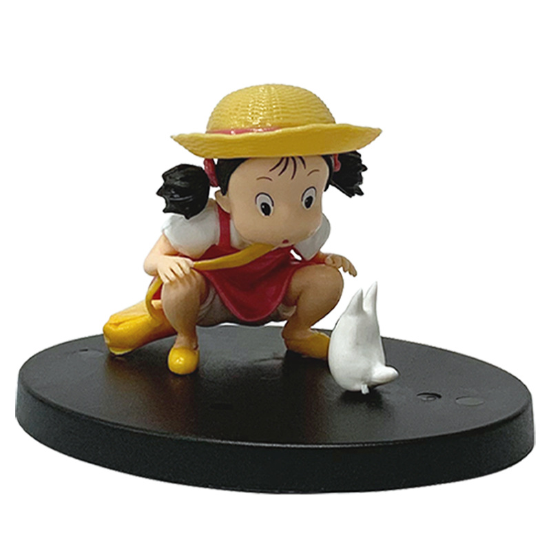 宫崎骏龙猫系列 龙猫与小梅 草壁梅可爱手办摆件动漫模型周边礼物