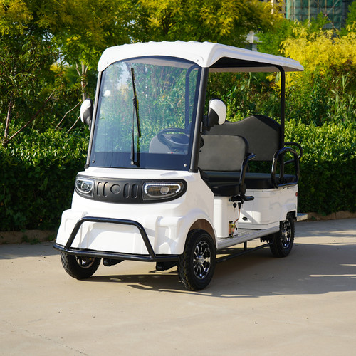 小巴士M8老年人电动四轮车代步车带棚旅游景区光观车四轮电动车