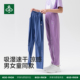 春秋薄款 大童裤 2026新款 速干直筒休闲裤 子 灰色宽松长裤 女童运动裤
